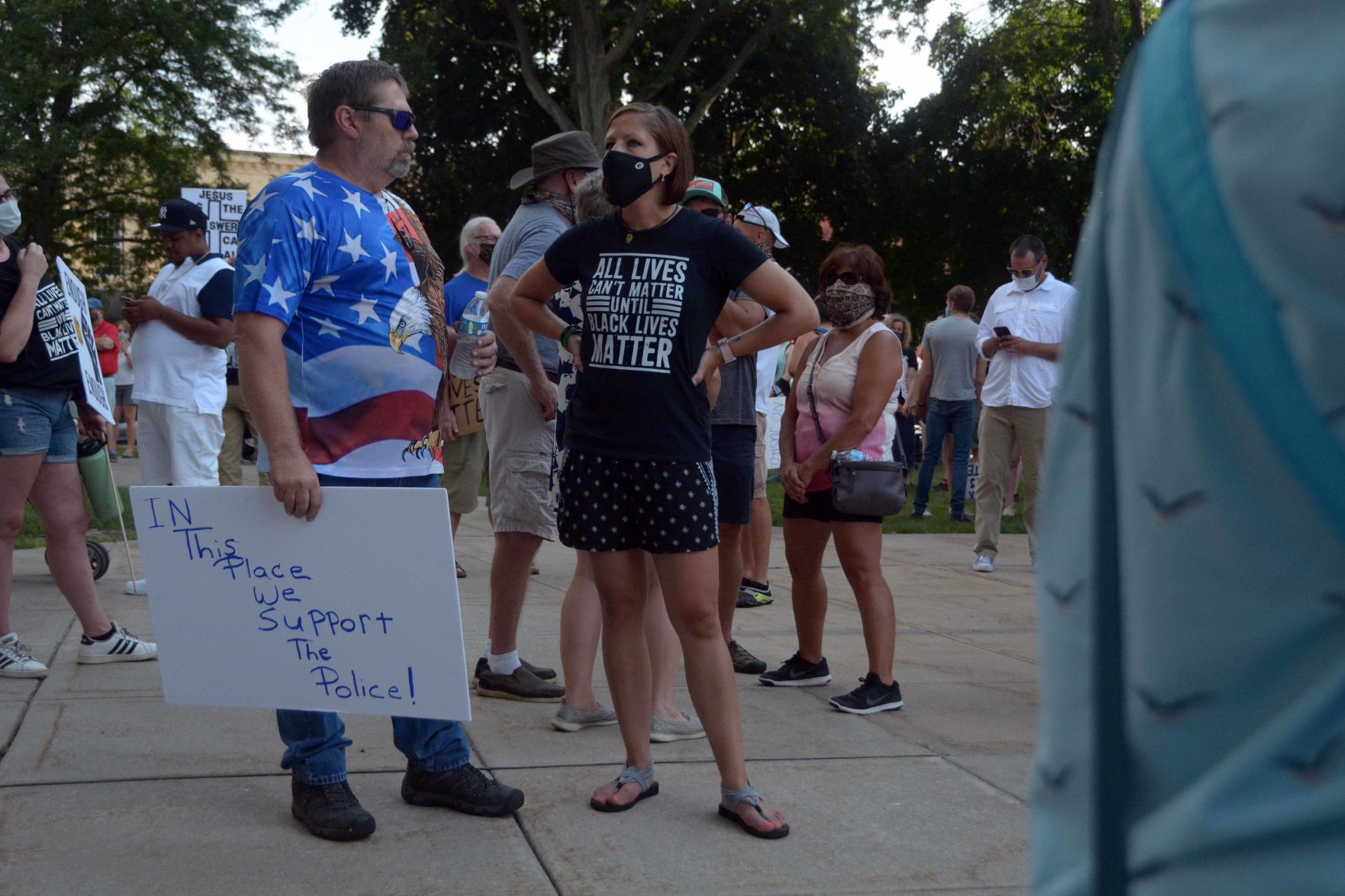 Black Lives Matter protesters educate, march in downtown Baraboo